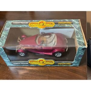 Ertl Collectibles American Muscle 1997 Plymouth Prowler Diecast 118 Sc Burgundy
